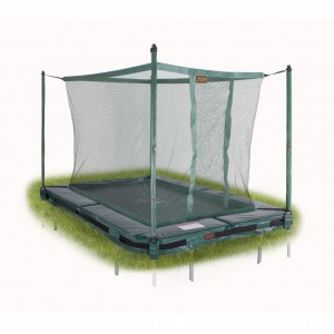 Avyna Pro-Line 203 trampoline InGround met veiligheidsnet Groen 2,15x1,55m