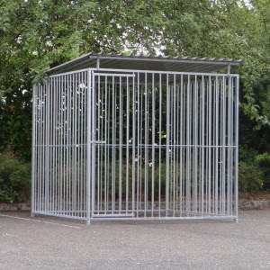 Hondenkennel Flinq 2x2 met dak