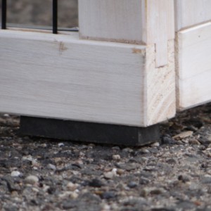 Rubber voetjes onder aanbouwren