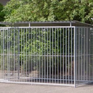 Deze stevige hondenkennel is een aanwinst voor uw hond!