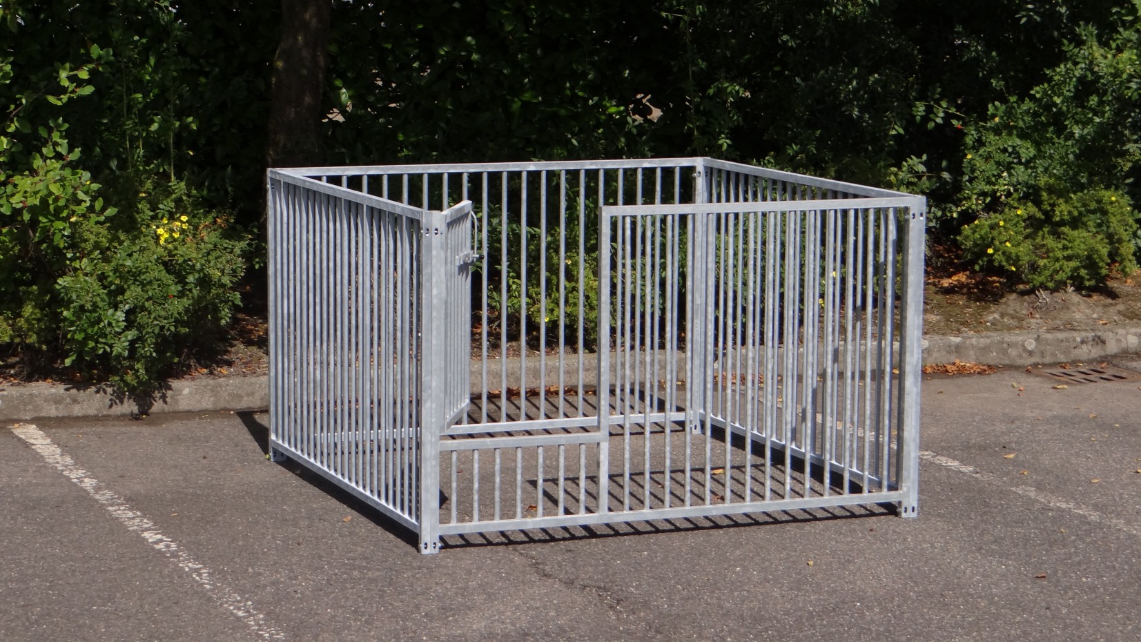 Puppyren Doggy gegalvaniseerde kennel 150x150cm