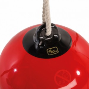 De schommel boeibal is voorzien van PH-touw