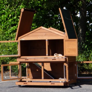 SHOWMODEL - konijnenhok Excellent Medium Anti Knaag 125x67x132cm
