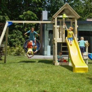 Het speeltoestel Kiosk laag is een mooie aanwinst voor uw achtertuin!