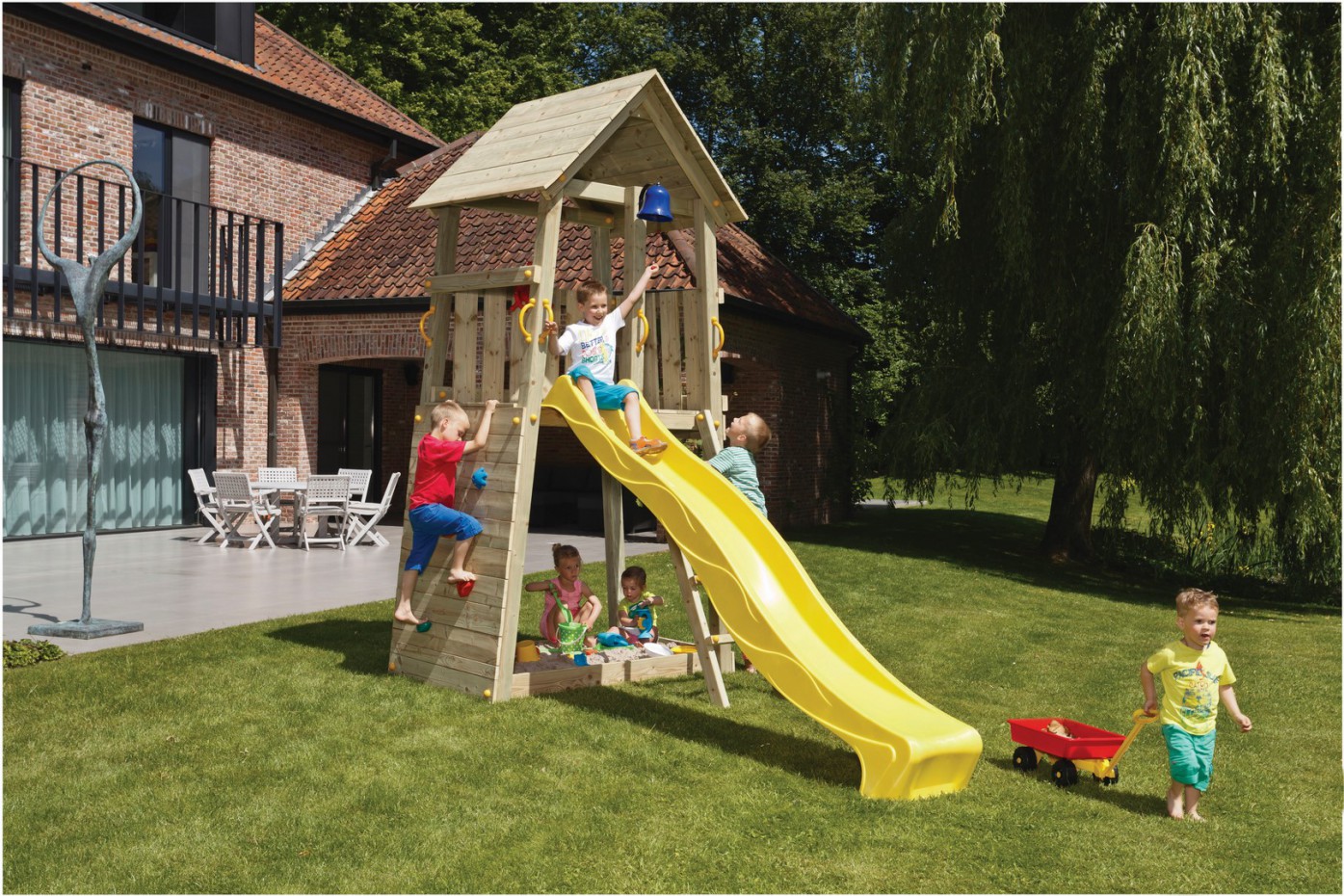 Verwonderend Speeltoren voor kleine tuin | speeltoren Belvedere TM-03