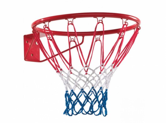 Basketbalring rood met net