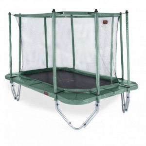 Avyna Pro-Line 234 Trampoline Groen - met safetynet en trapje