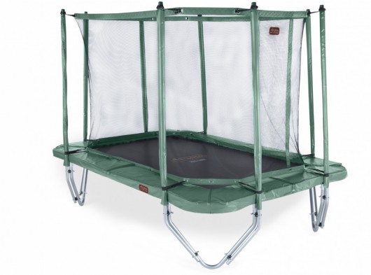 Avyna Pro-Line 234 Trampoline Groen - met safetynet en trapje