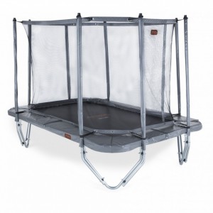 Avyna Pro-Line 234 Trampoline Grijs - met safetynet en trapje