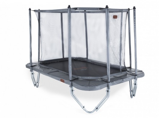 Avyna Pro-Line 234 Trampoline Grijs - met safetynet en trapje