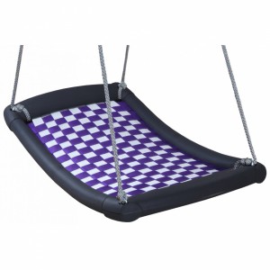 Schommelmand MultiKids Medium zilver-violet