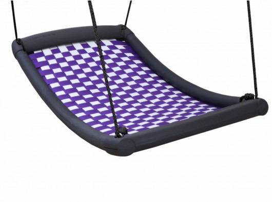 Multi kids schommel mat Large wit-violet