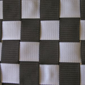 Dreamliner Basic schommel mat Large zilver-zwart