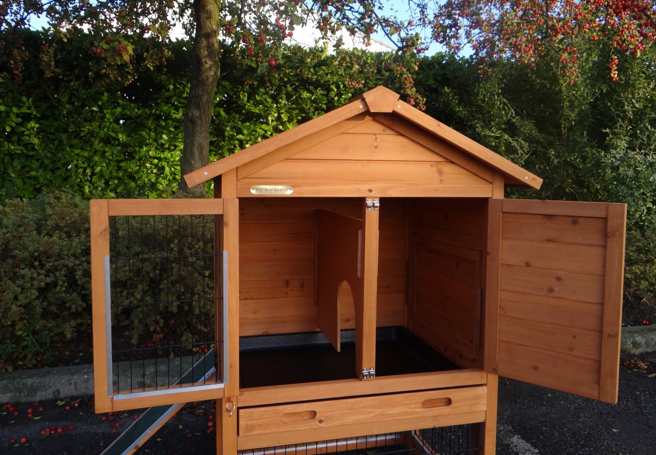 Kippenhok Prestige Small Dubbel 237x72x122cm