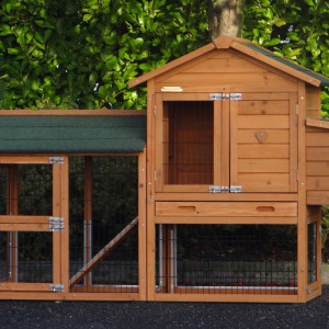 Kippenhok Prestige Small met ren en legnest