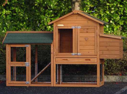Kippenhok Prestige Small met ren en legnest