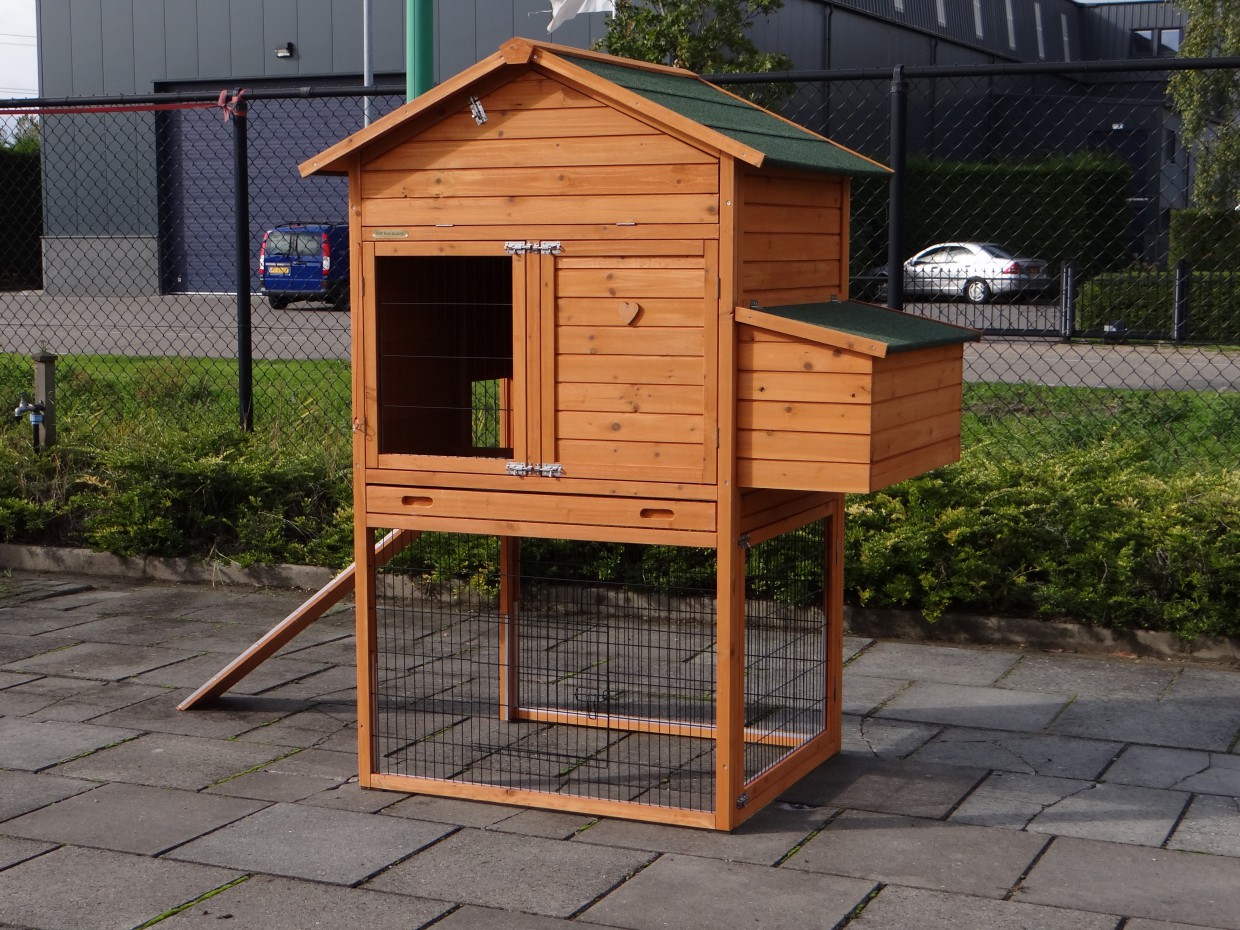 Kippenhok Prestige Large Met Legnest 143x100x181cm