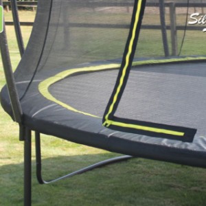 trampoline veiligheidsnet met ritssluiting