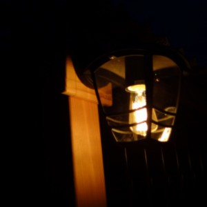 Edison style lampje