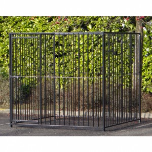 Hondenkennel Flinq Zwart 2x2m