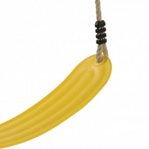 Wraparound flexibel schommelzitje Geel - met PH-touw