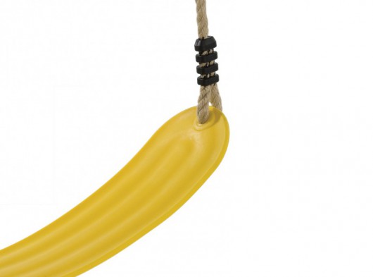 Wraparound flexibel schommelzitje Geel - met PH-touw