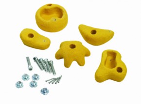 Klimstenen geel - 5 stuks