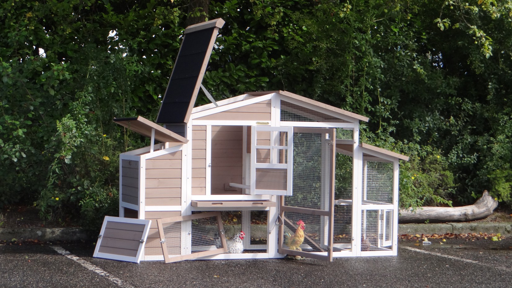 Kippenhok Leah Met Legnest 206x75x120cm
