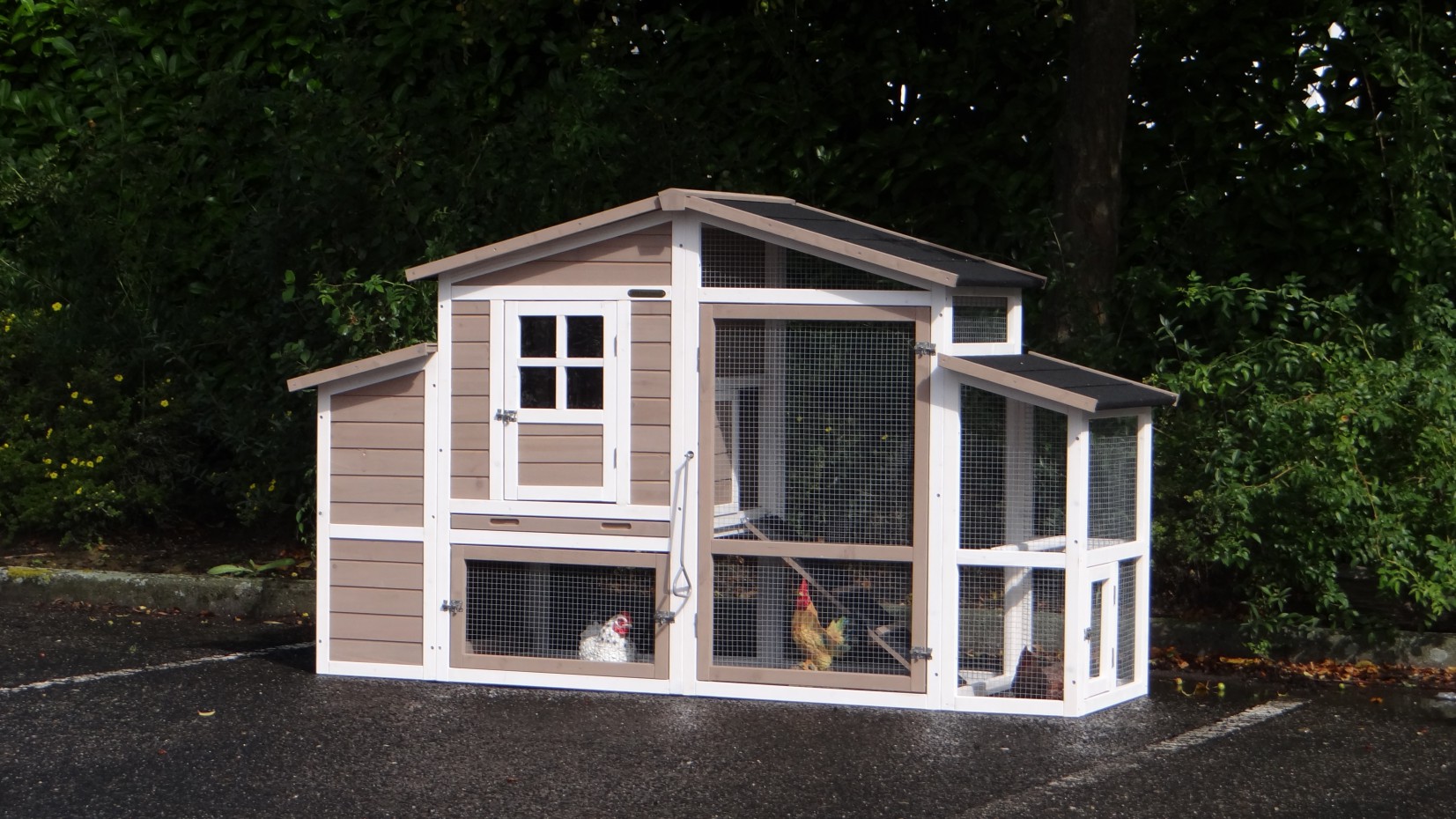 Kippenhok Leah Met Legnest 206x75x120cm