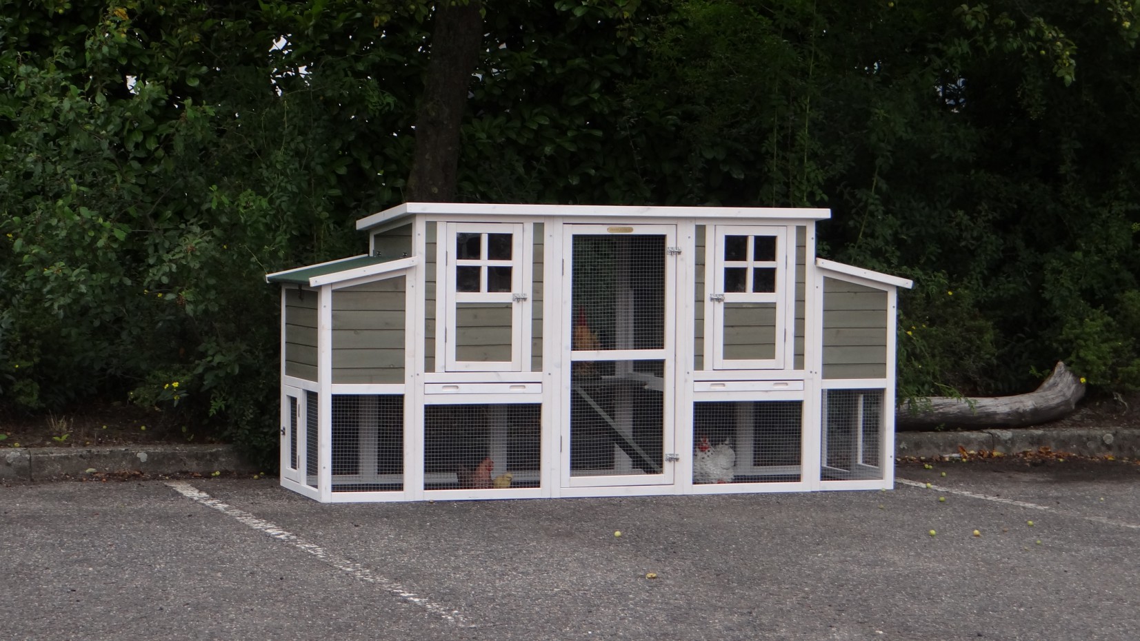 Kippenhok Stijn Met 2 Legnesten 226x70x103cm