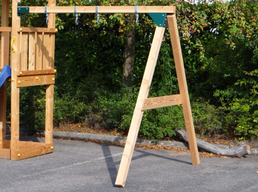 Aanbouw schommel Dubbel Succes laag 240x240x212cm