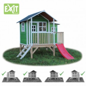 Speelhuis Exit loft 350 green