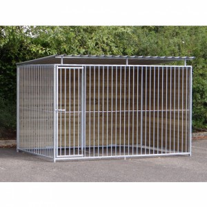 Hondenkennel FERM inclusief dak 3x2m