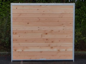 Kennelpaneel Met douglashout 200x184cm