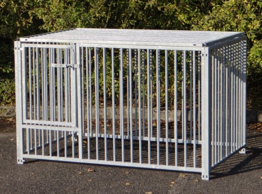 Puppykennel Doggy met dak 1,5x1m