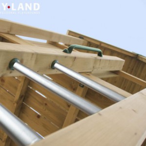 Hy-Land ladder met RVS sporten