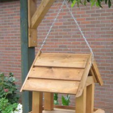 Vogelhuis Yorkshire met gratis muurhanger