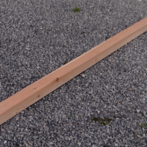 Duikelstang-paal van douglas-hout, lengte 2 meter