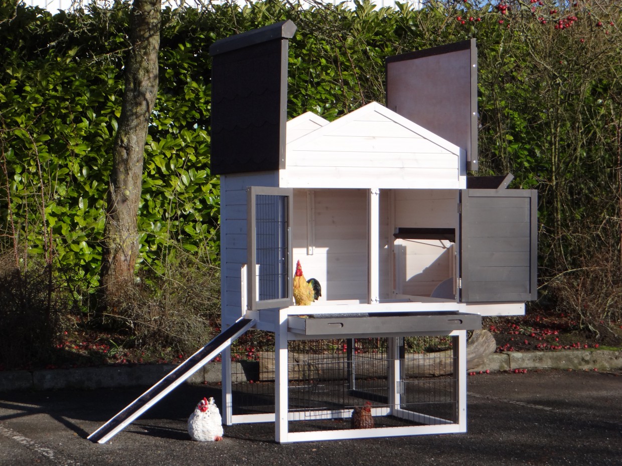 Kippenhok Prestige Medium met legnest 132x90x150cm