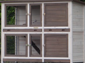 Plexiglas isolatieset · voor konijnenhok Annely