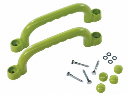 Handgrepenset limoengroen set 2 stuks