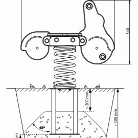 Veerwip scooter afmetingen