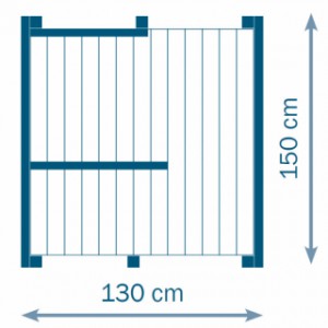 Plattegrond speeltoestel Beach hut hoog