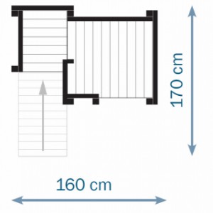 Plattegrond speeltoestel Cascade laag