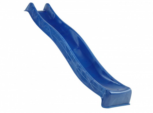 Glijbaan blauw, lengte 290cm, model Tsuri voor plateauhoogte 150cm