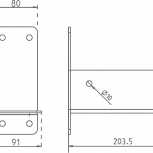 Diverse afmetingen van de pastelgroene muurverbinding