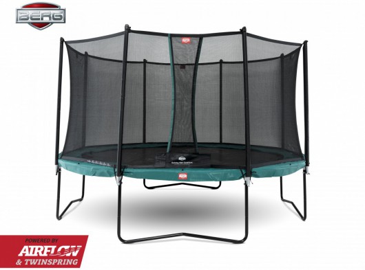 Trampoline BERG Champion 380 safety met veiligheidsnet Comfort 380cm