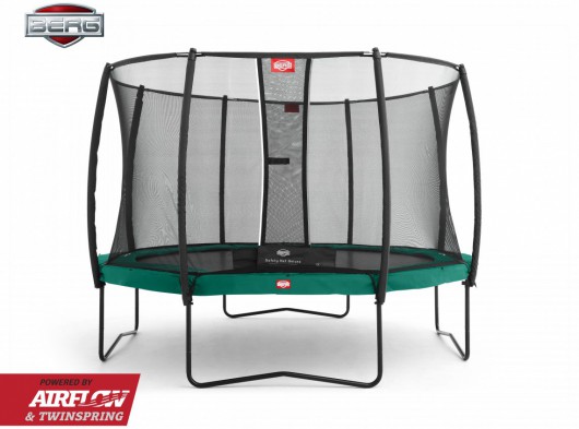 Trampoline BERG Champion 380 safety met veiligheidsnet Deluxe 380cm