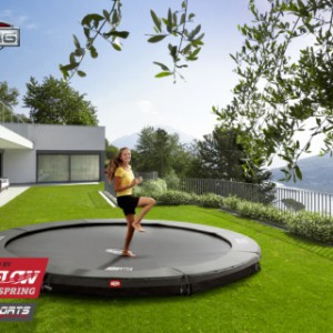 Trampoline BERG Champion 430 InGround Grijs 430cm