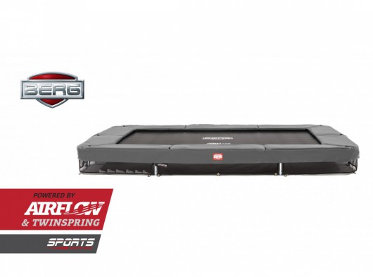 Trampoline BERG Ultim InGround Grijs 330x220cm